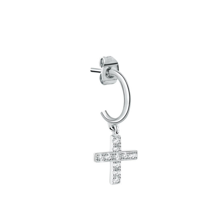 La Petite Story Orecchini Cross Einzel Ohrring - LPS01AQM91