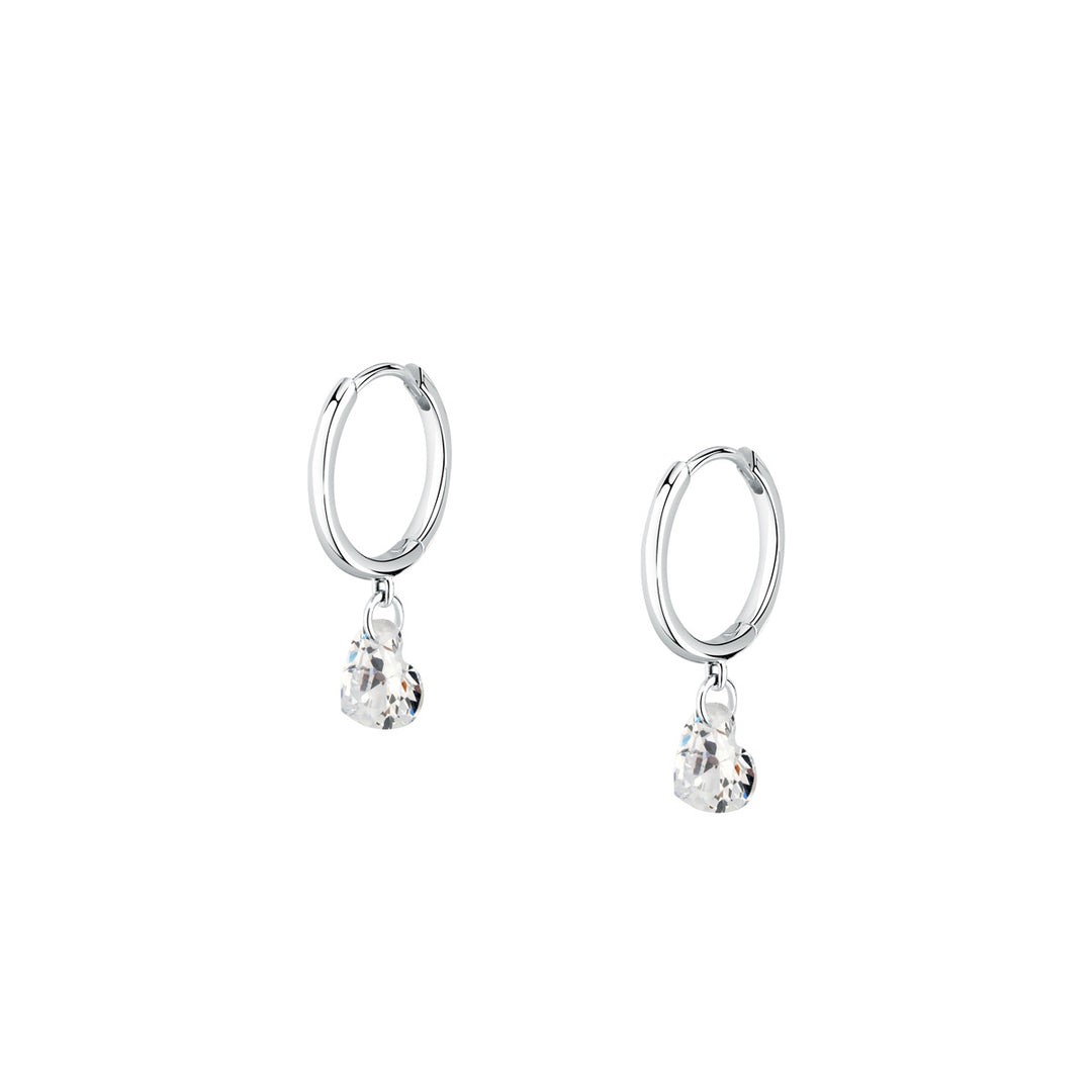La Petite Story Collection Silver Heart Ohrringe - LPS01AWV08