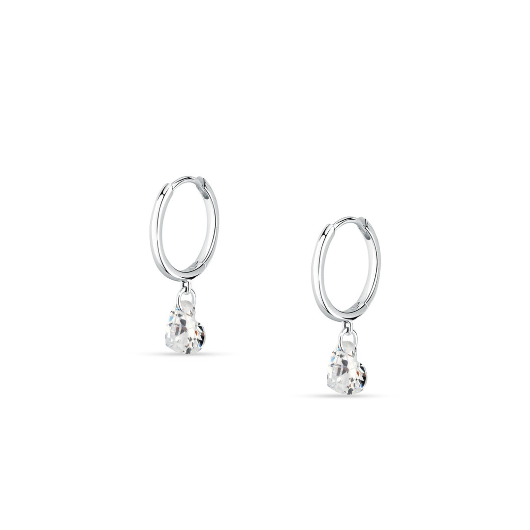 La Petite Story Collection Silver Heart Ohrringe - LPS01AWV08