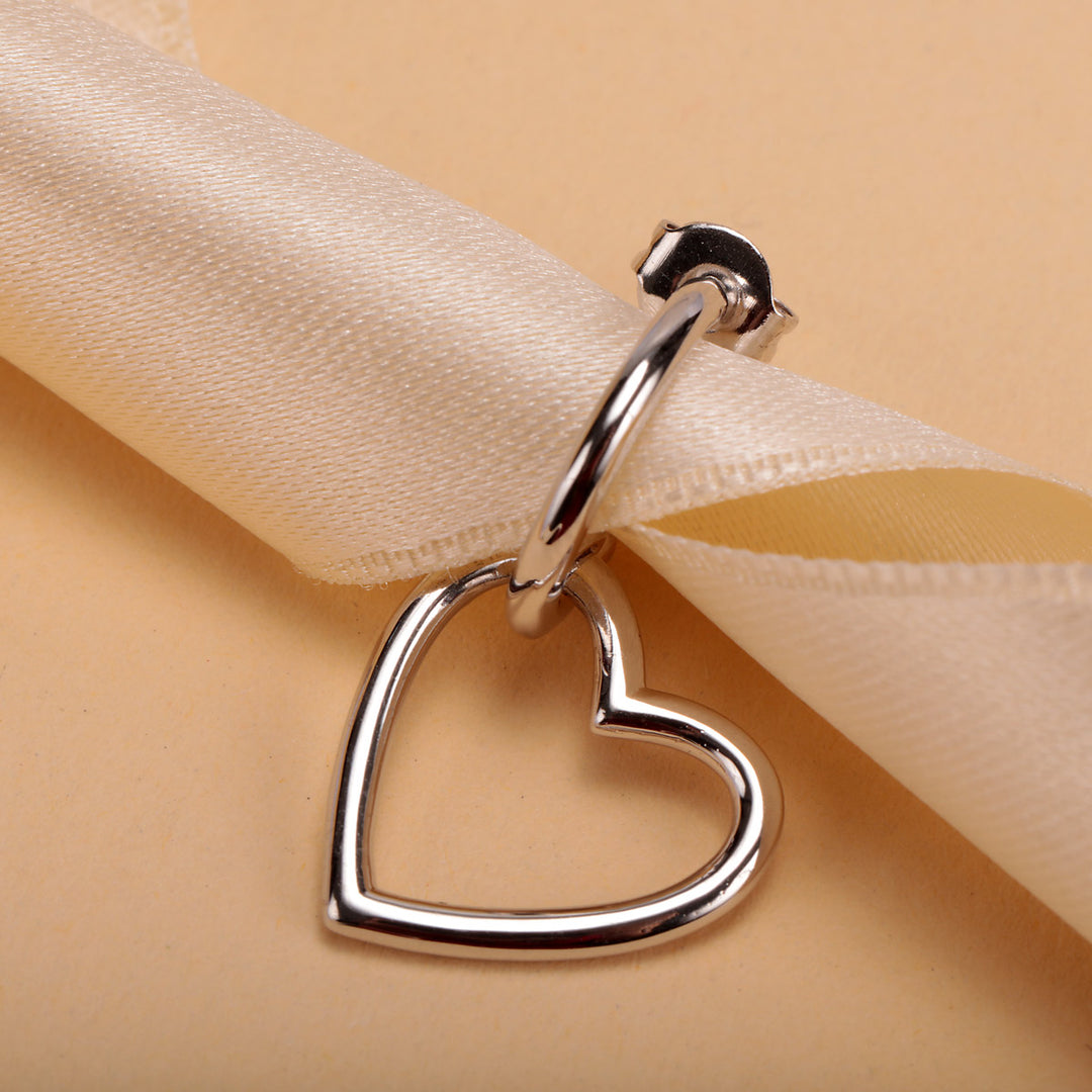 La Petite Story Heart Einzel Ohrstecker - LPS02AQM03