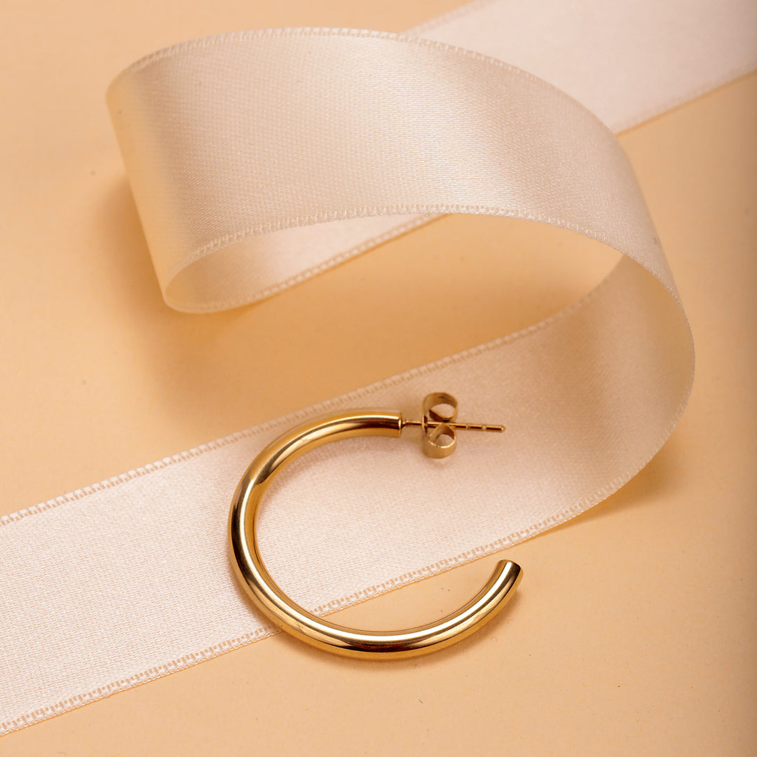 La Petite Story C Hoop Einzel Ohrstecker - LPS02AQM10