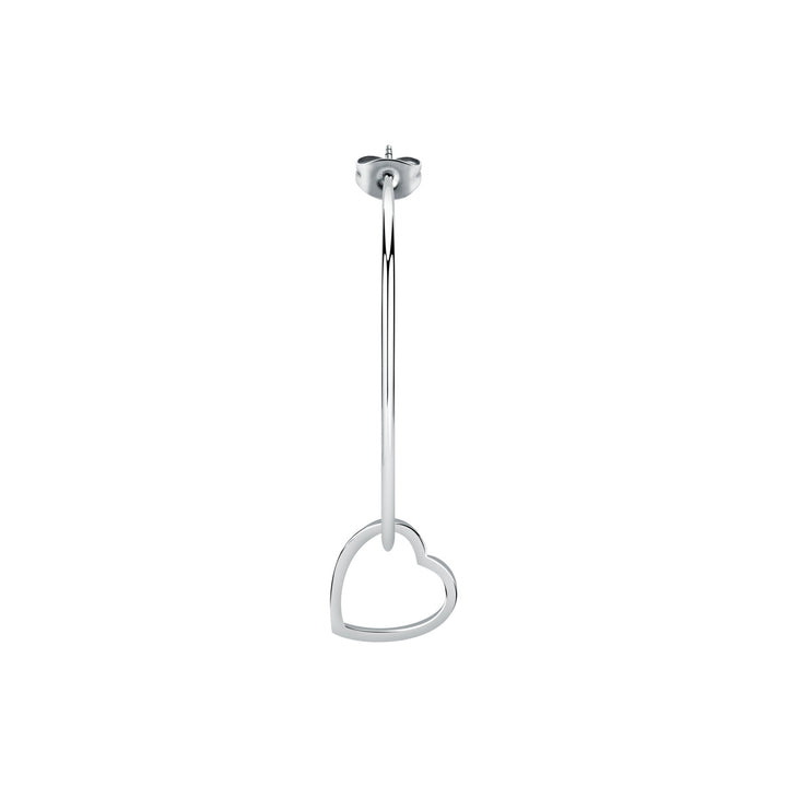 La Petite Story C Hoop Heart Einzel Ohrstecker - LPS02AQM15