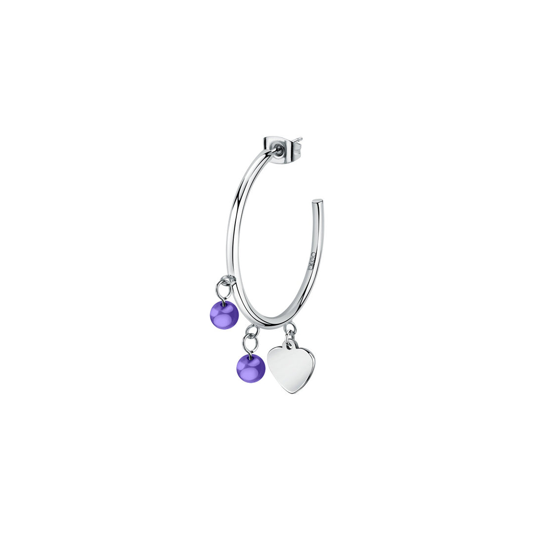 La Petite Story Heart Einzel Ohrring - LPS02AQM45