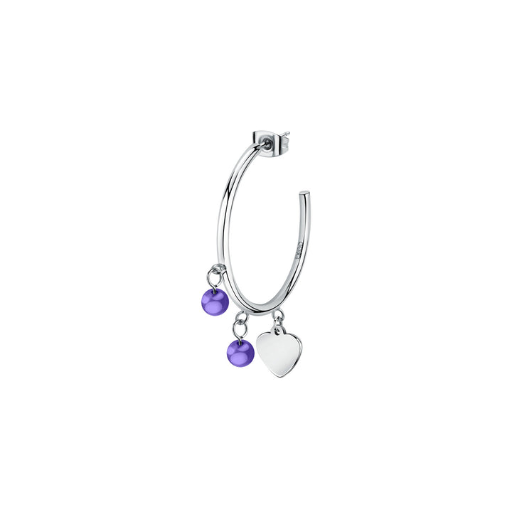 La Petite Story Heart Einzel Ohrring - LPS02AQM45