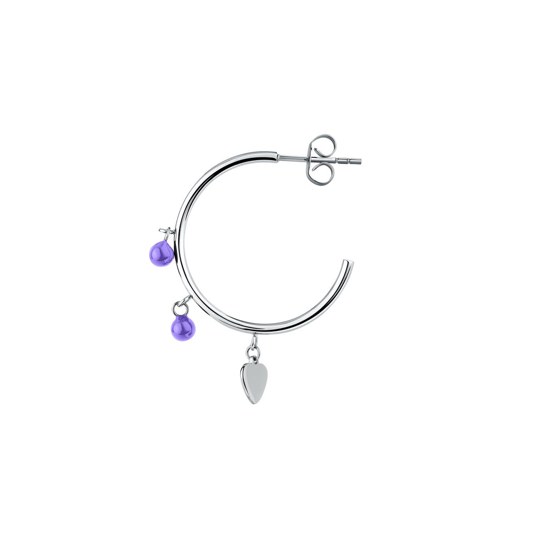La Petite Story Heart Einzel Ohrring - LPS02AQM45
