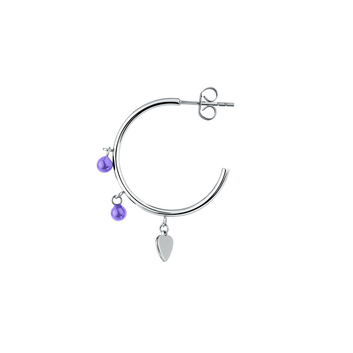 La Petite Story Heart Einzel Ohrring - LPS02AQM45