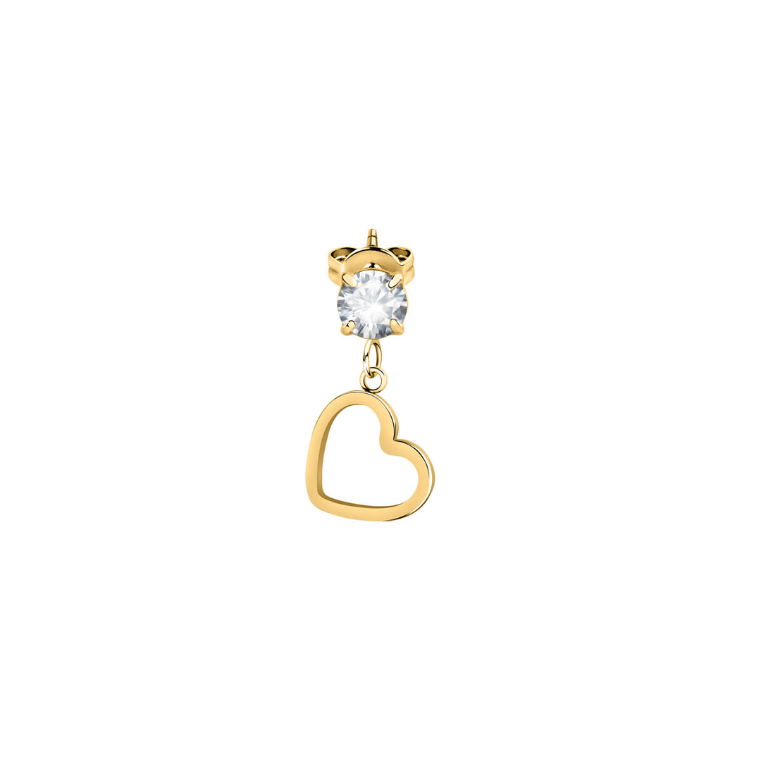 La Petite Story Heart Einzel Ohrstecker - LPS02AQM57
