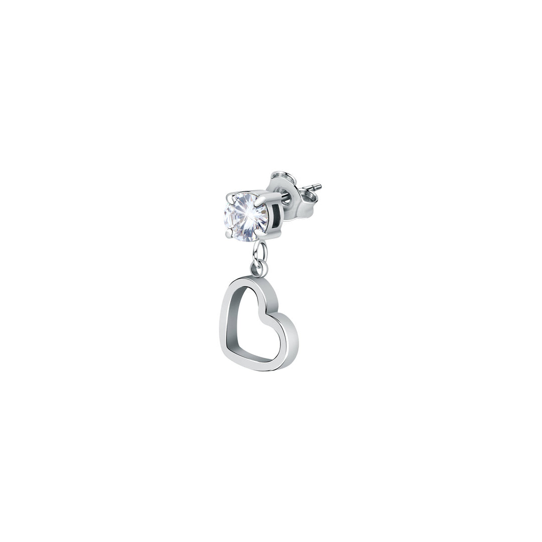 La Petite Story Heart Einzel Ohrstecker - LPS02AQM58