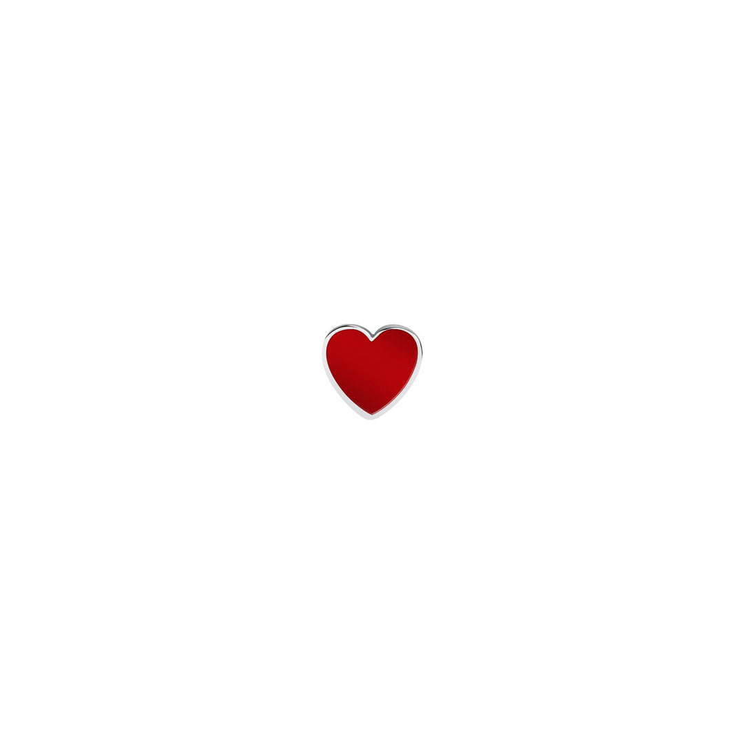 La Petite Story Heart Einzel Ohrstecker - LPS02AQM64