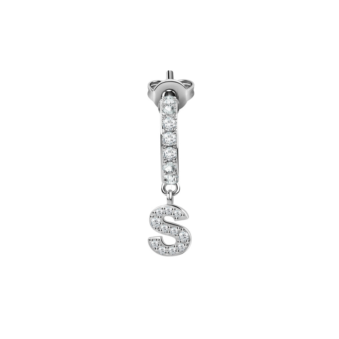 La Petite Story Letter S Einzel Ohrring - LPS02ARQ75