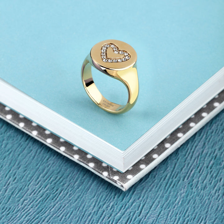 La Petite Story Heart Ring - LPS03AVV010