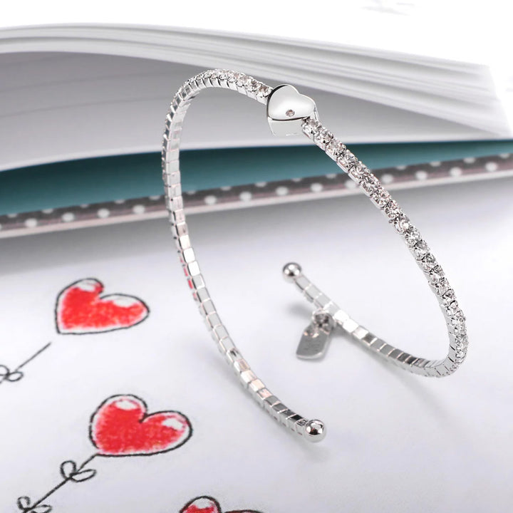La Petite Story Lux Bangles Heart Armreif - LPS05AQC01