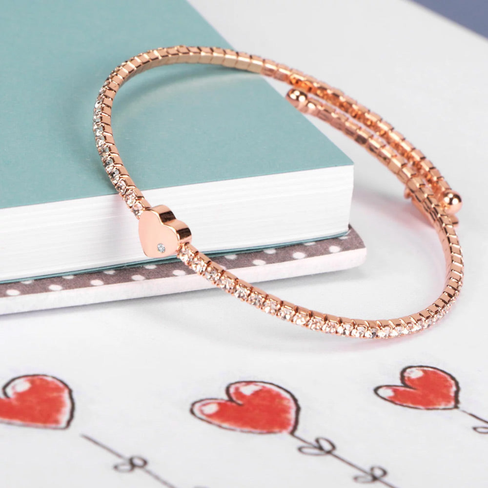 La Petite Story Lux Bangles Heart Armreif - LPS05AQC03