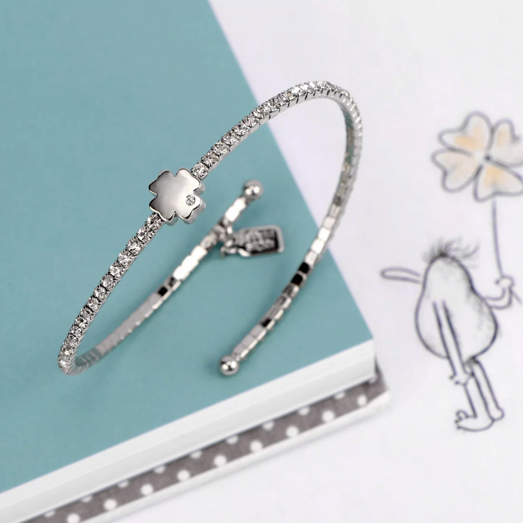 La Petite Story Lux Bangles 4 Leaf Clover Armreif - LPS05AQC04