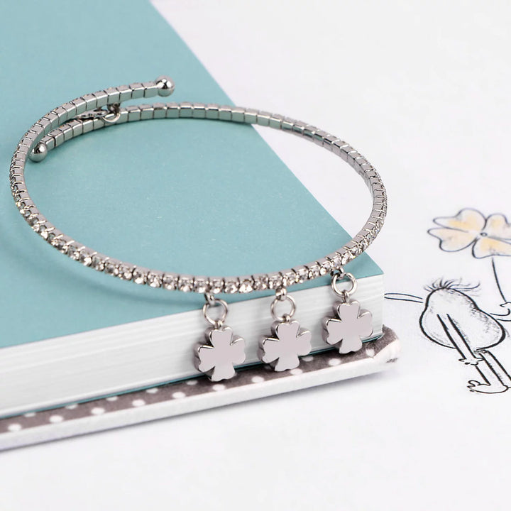 La Petite Story Lux Bangles 4 Leaf Clover Armreif - LPS05AQC10