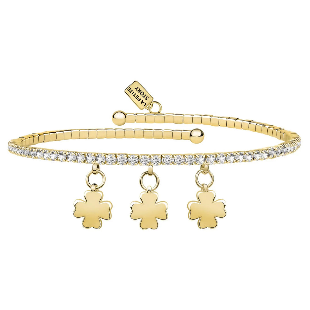 La Petite Story Lux Bangles 4 Leaf Clover Armreif - LPS05AQC11