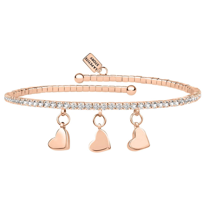 La Petite Story Lux Bangles Hearts Armreif - LPS05AQC15