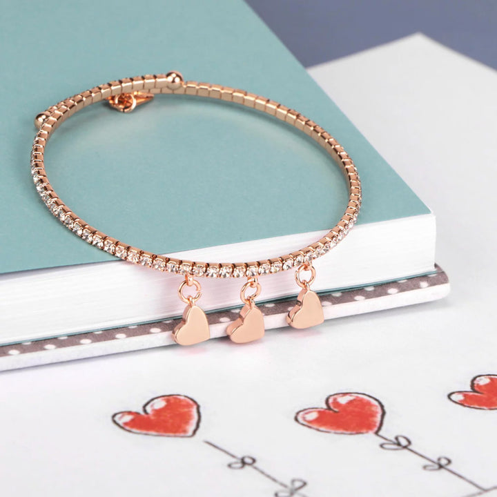 La Petite Story Lux Bangles Hearts Armreif - LPS05AQC15