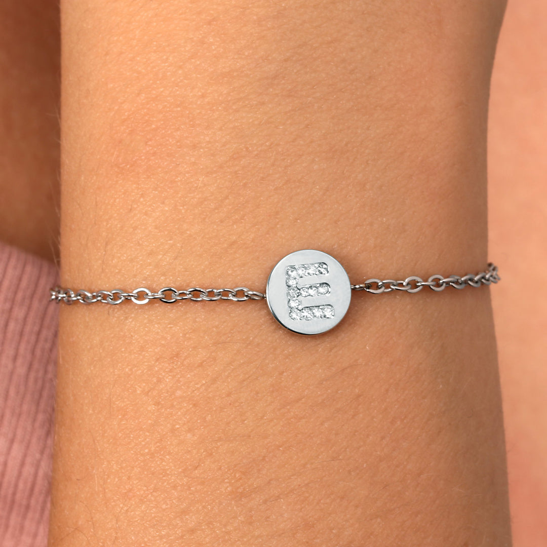La Petite Story Family Letter E Armband - LPS05ASF40