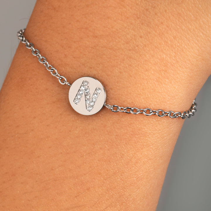La Petite Story Family Letter N Armband - LPS05ASF47