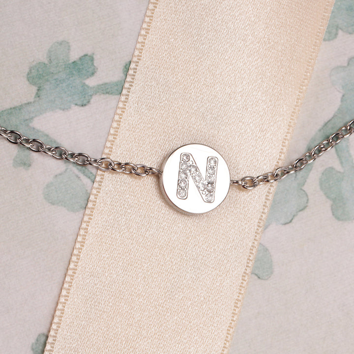 La Petite Story Family Letter N Armband - LPS05ASF47