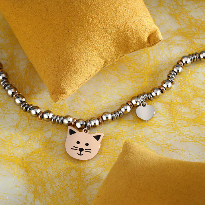 La Petite Story Family Cat &amp; Heart Armband - LPS05ASF69