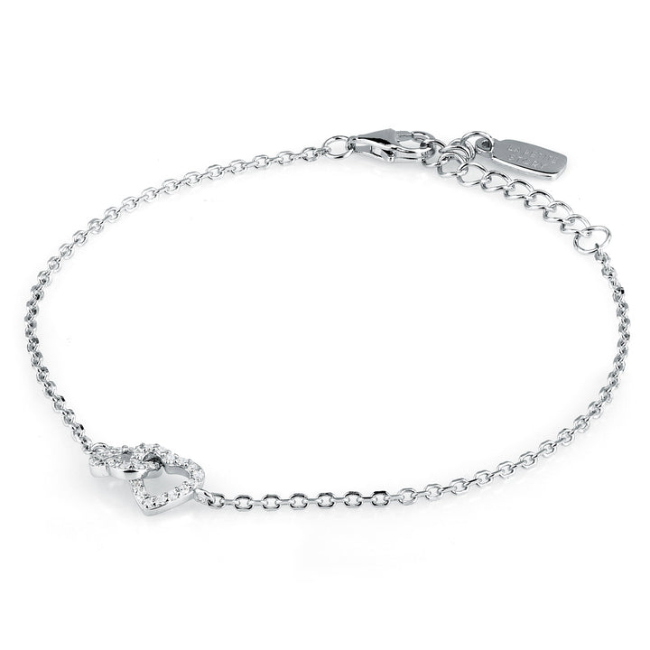 La Petite Story Collection Silver Heart Armband - LPS05AWV01