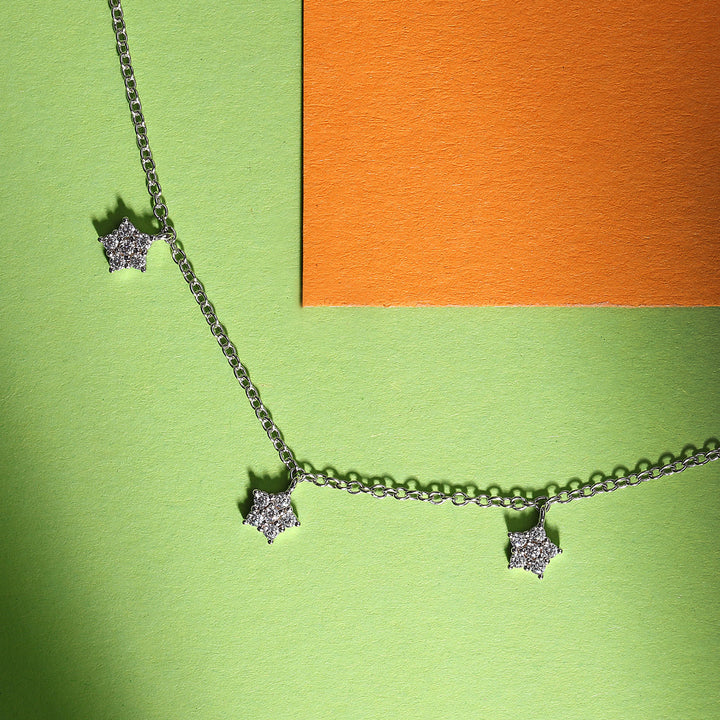 La Petite Story Collection Silver Star Armband - LPS05AWV07