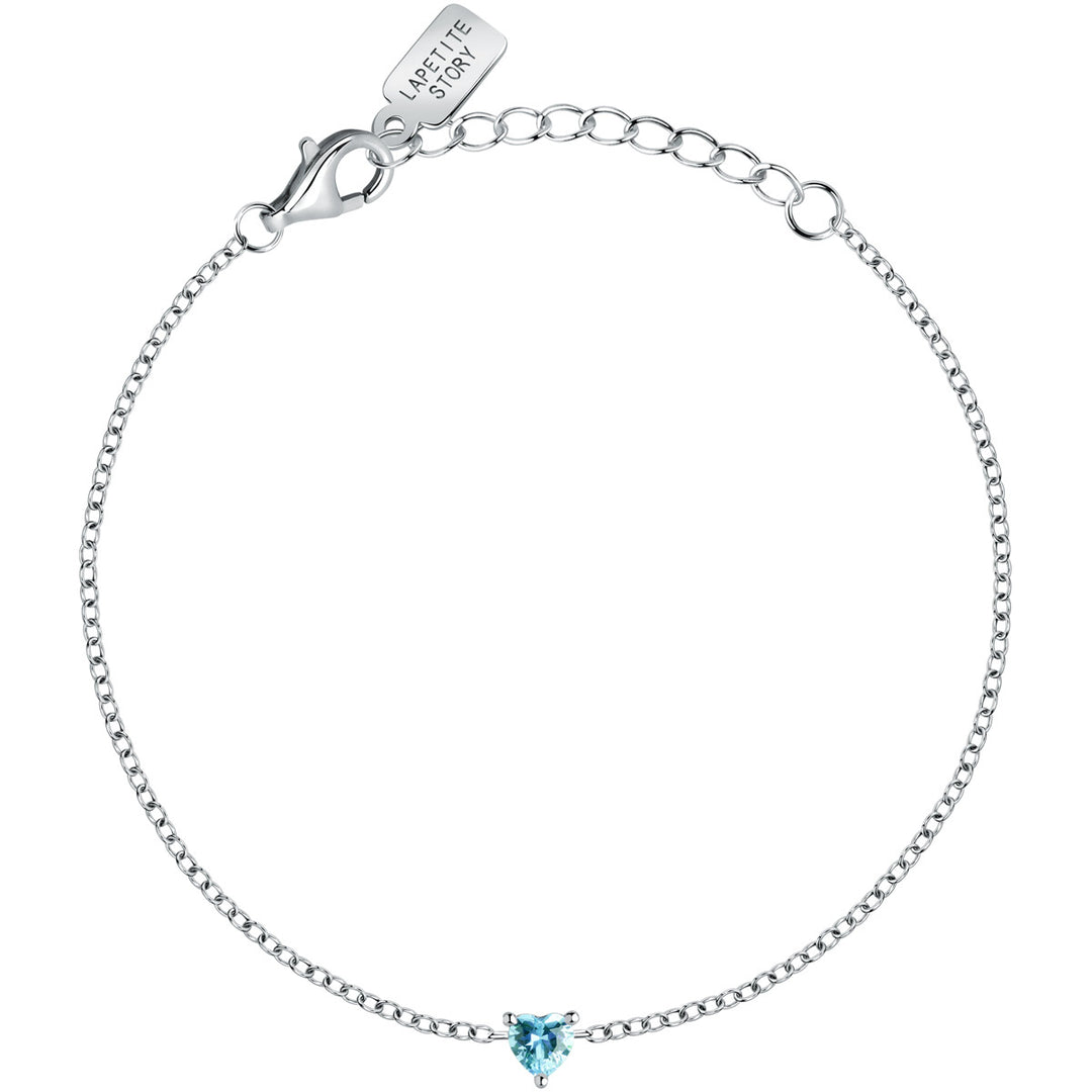 La Petite Story Collection Silver Heart Armband - LPS05AWV09