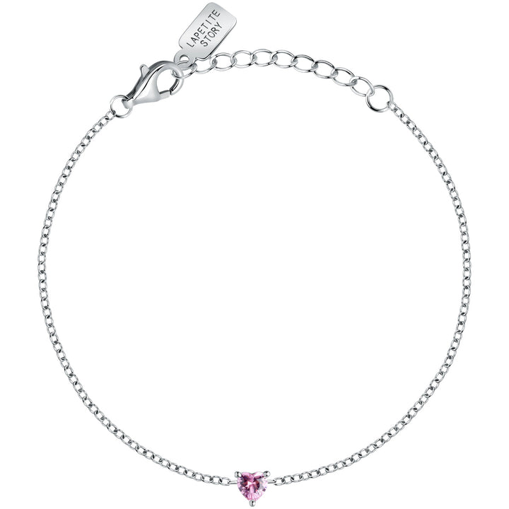 La Petite Story Collection Silver Heart Armband - LPS05AWV10