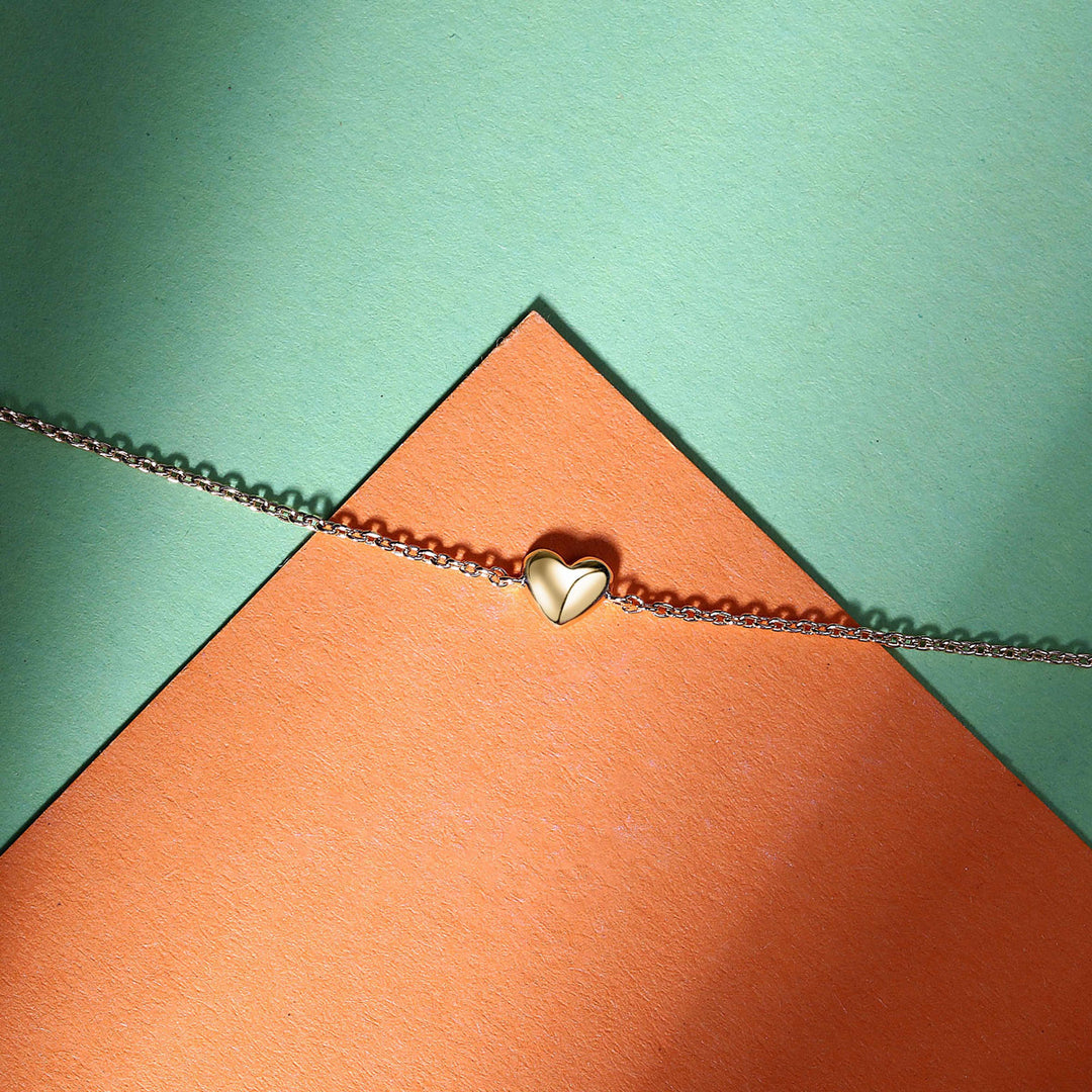 La Petite Story Collection Silver Heart Armband - LPS05AWV13