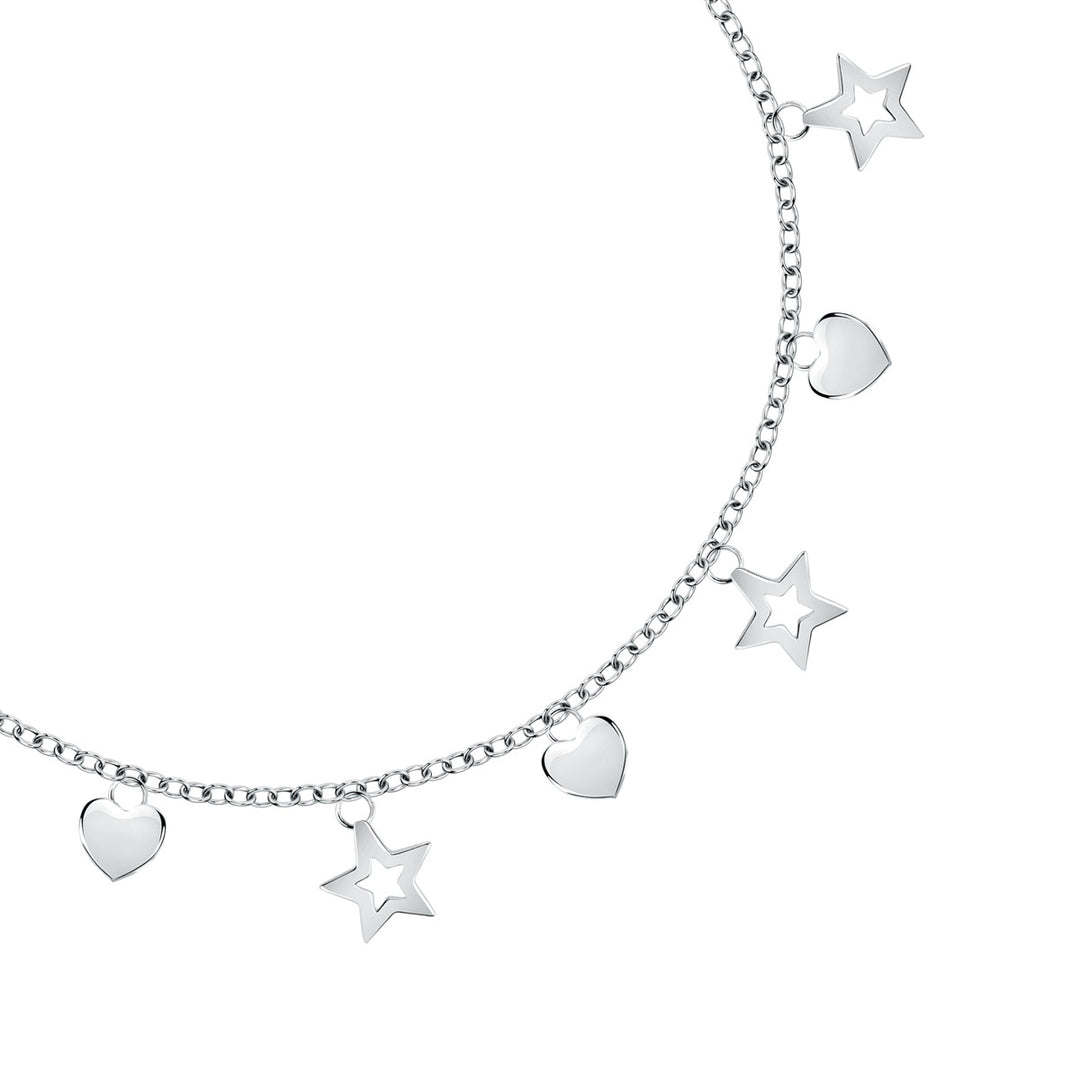 La Petite Story Silver Heart Star Armband - LPS05AWV14