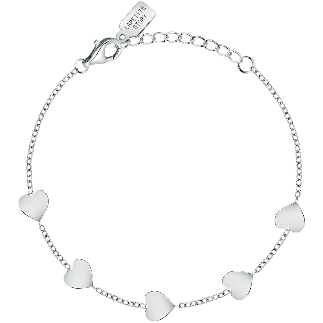 La Petite Story Collection Silver Heart Armband - LPS05AWV20