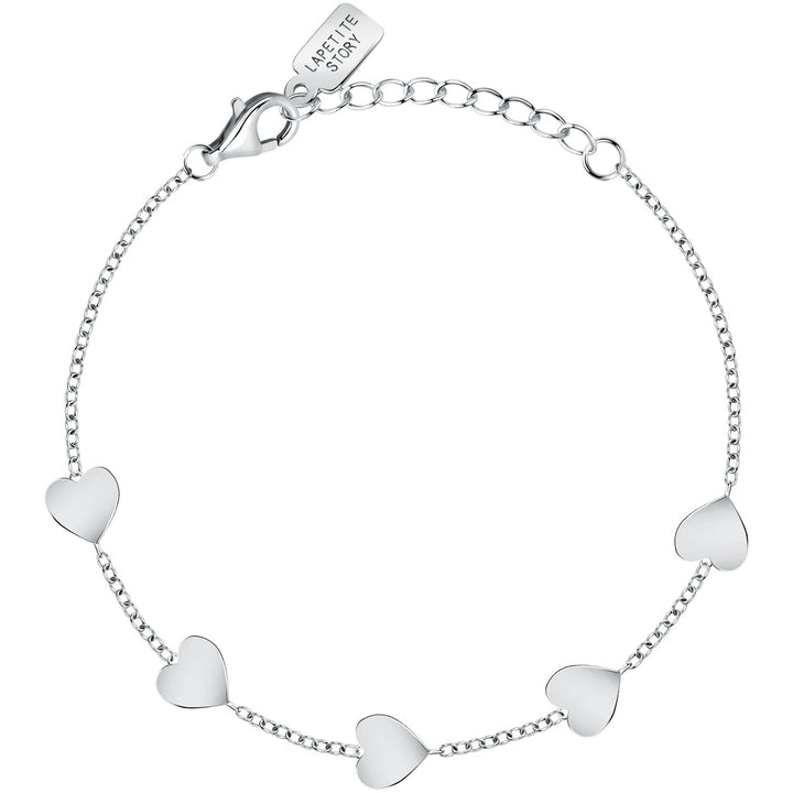 La Petite Story Collection Silver Heart Armband - LPS05AWV20