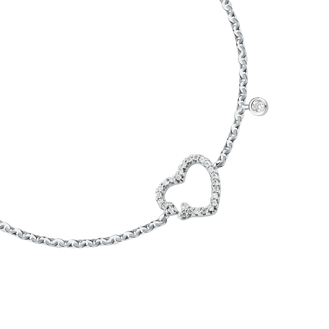 La Petite Story Silver Heart Armband - LPS05AWV21