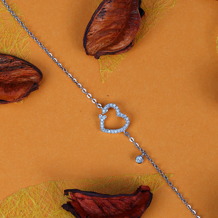 La Petite Story Silver Heart Armband - LPS05AWV21