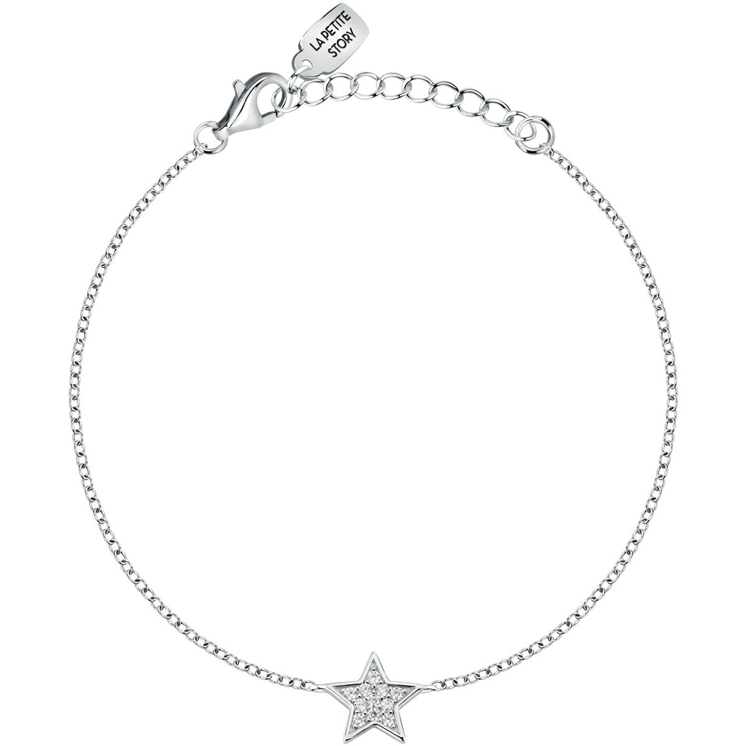 La Petite Story Collection Silver Star Armband - LPS05AWV22