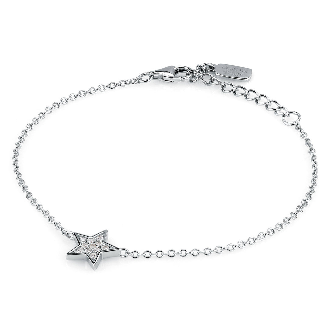 La Petite Story Collection Silver Star Armband - LPS05AWV22
