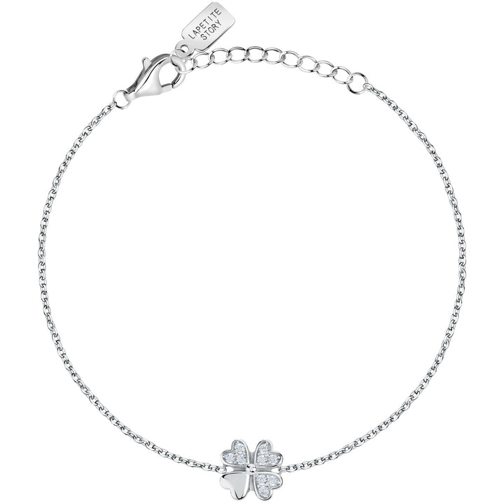 La Petite Story Collection Silver Clover Armband - LPS05AWV23