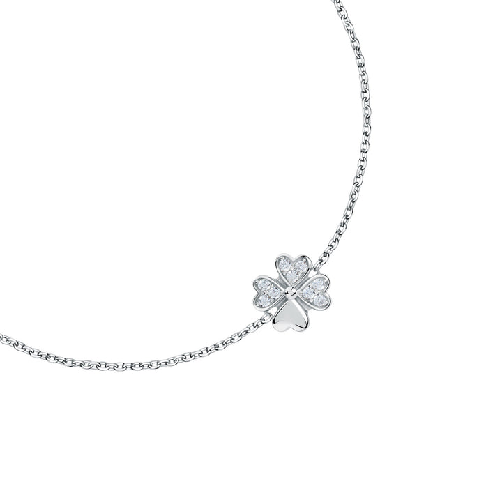La Petite Story Collection Silver Clover Armband - LPS05AWV23