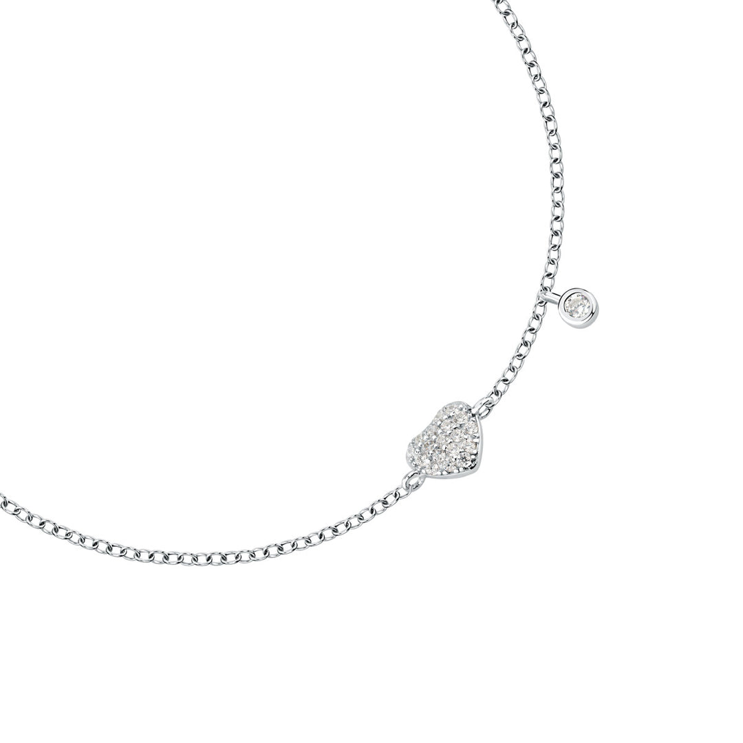 La Petite Story Silver Heart Armband - LPS05AWV29