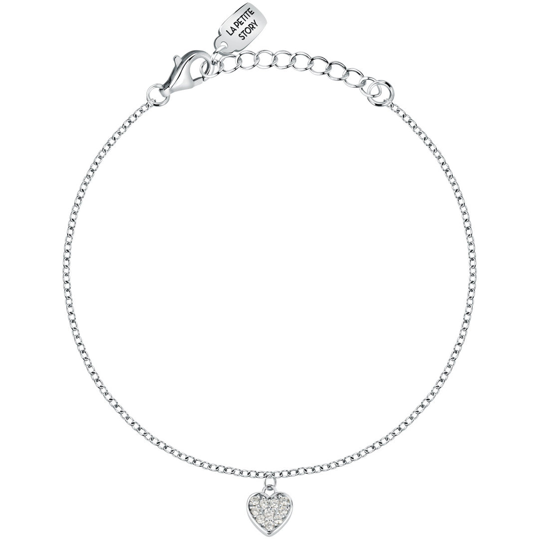 La Petite Story Collection Silver Heart Armband - LPS05AWV30