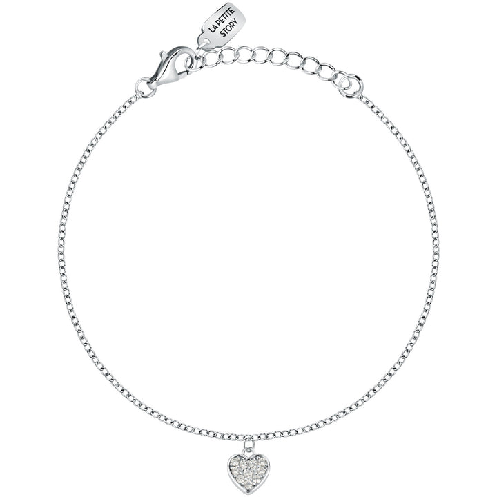 La Petite Story Collection Silver Heart Armband - LPS05AWV30