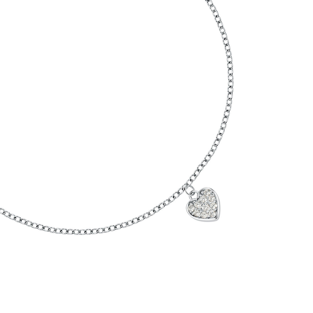 La Petite Story Collection Silver Heart Armband - LPS05AWV30