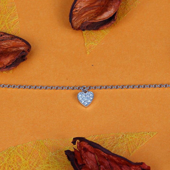 La Petite Story Collection Silver Heart Armband - LPS05AWV30