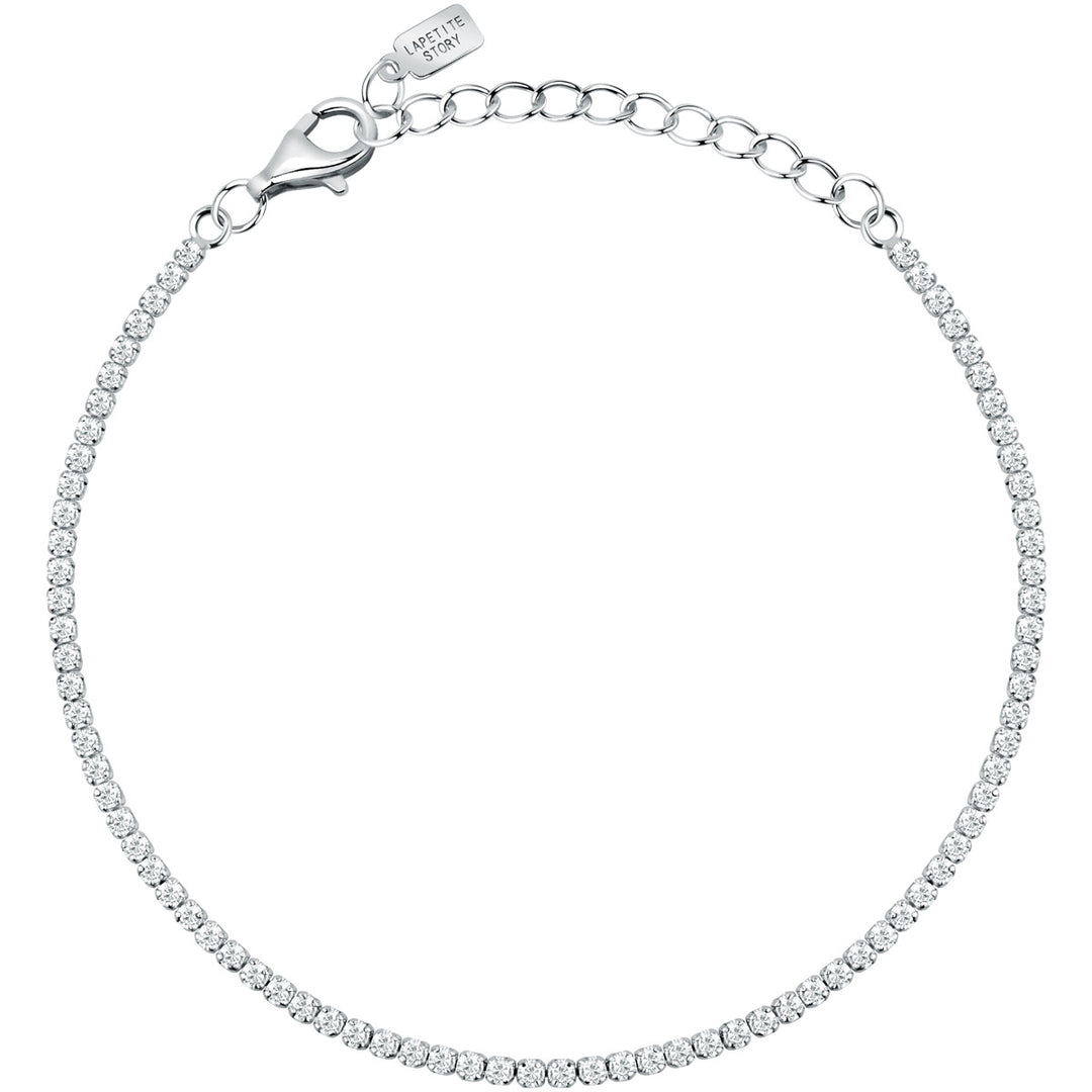 La Petite Story Collection Silver Tennis Armband - LPS05AWV31