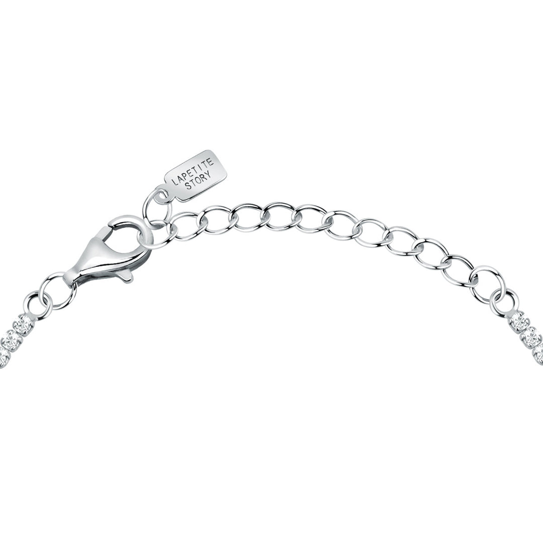 La Petite Story Collection Silver Tennis Armband - LPS05AWV31