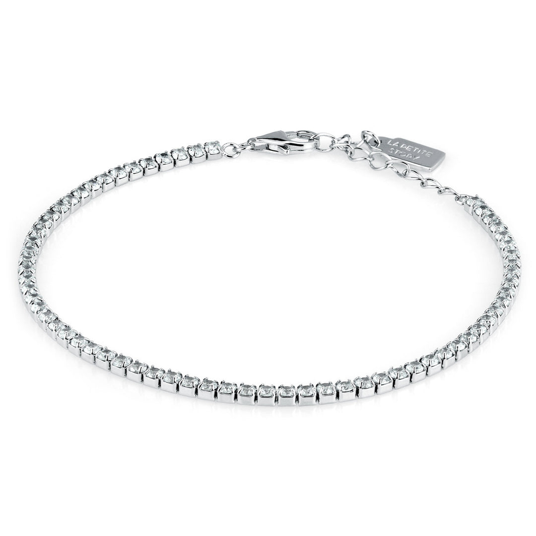 La Petite Story Collection Silver Tennis Armband - LPS05AWV31