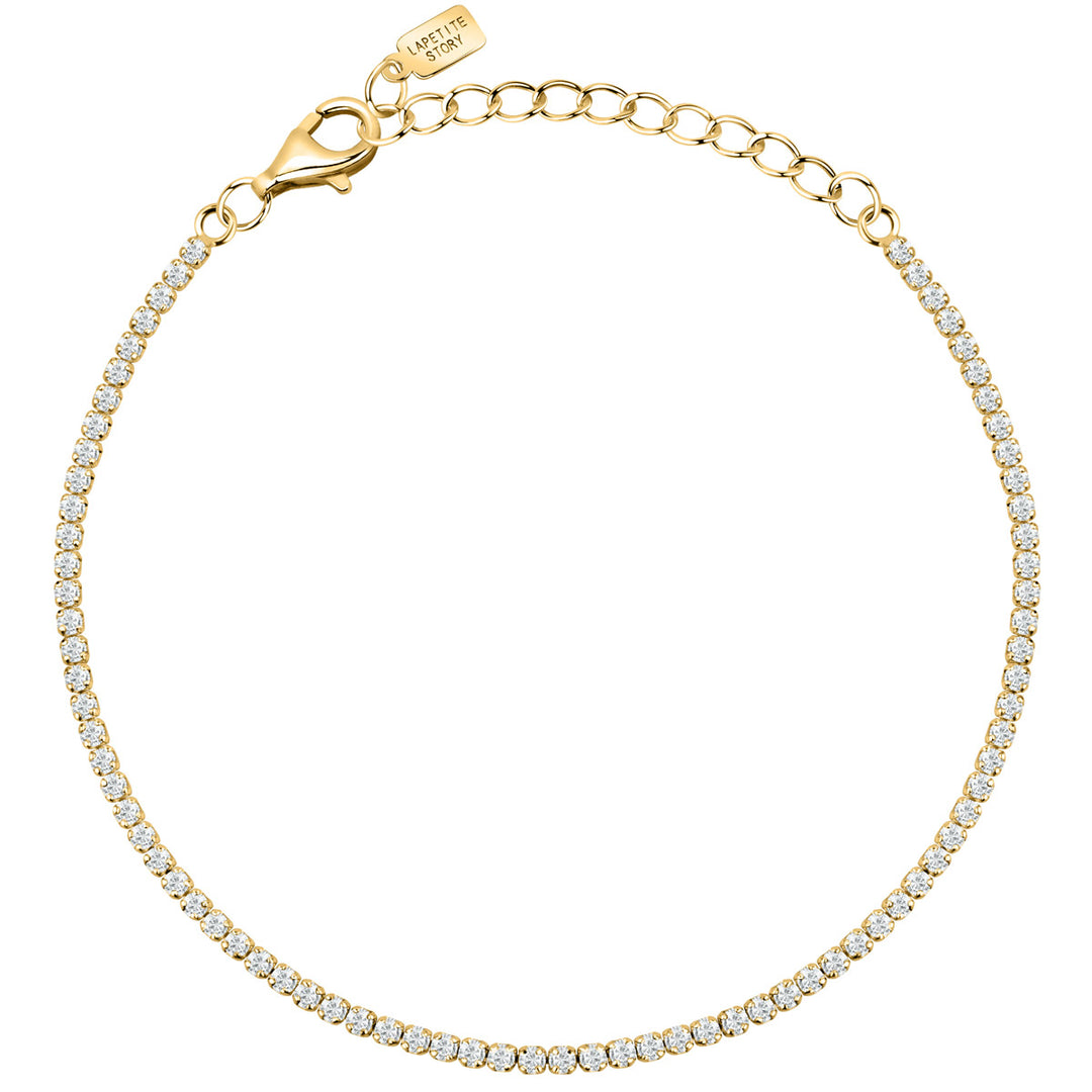 La Petite Story Collection Silver Tennis Armband - LPS05AWV34