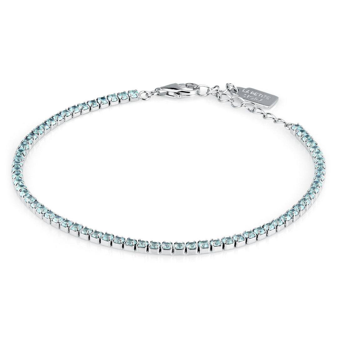 La Petite Story Collection Silver Tennis Armband - LPS05AWV35